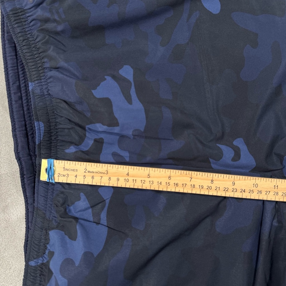 RLX Ralph Lauren Men's Navy Blue Camo Lined Vented Performance Short Size XL - Picture 7 of 8
